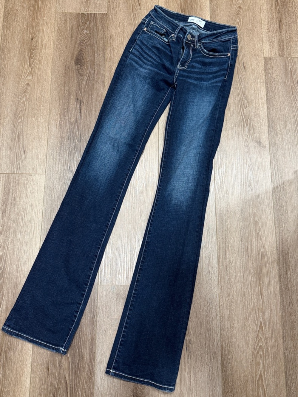 BKE Women's Long Boot Cut Jeans